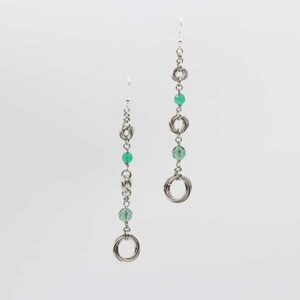 Grace line pierced earrings-6
