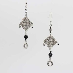 Grace line pierced earrings-4