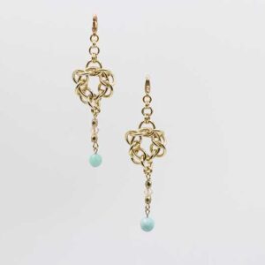 Grace line pierced earrings-3