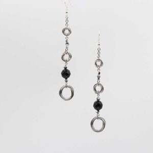 Grace line pierced earrings-2