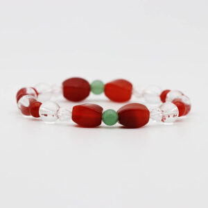 赤めのう・アベンチュリンブレスレット